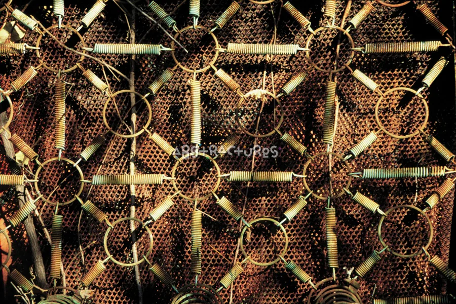 Rusty Metal Bedsprings Background Texture — photographic texture 01 — 02