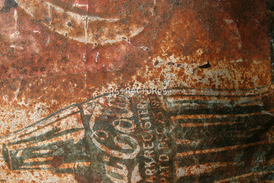 Coca Cola Rusty Metal Sign — photographic texture 09 — 31