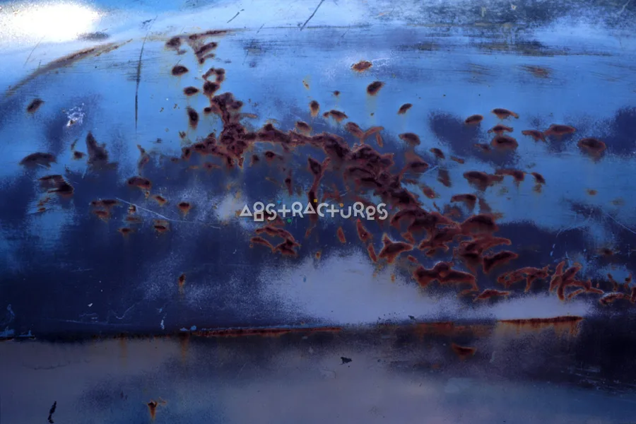 Blue Rusty Metal Texture Background — photographic texture 07 — 35