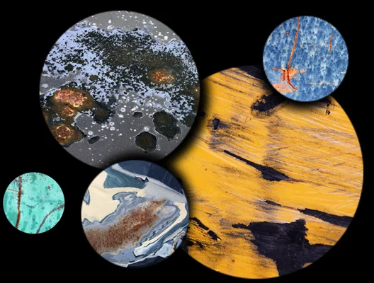 Circular crops from the Texture Collection 27 texture collection