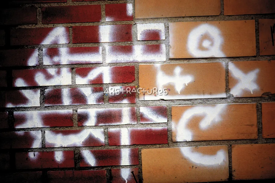Brick Wall Graffiti Texture Background — photographic texture 03 — 17