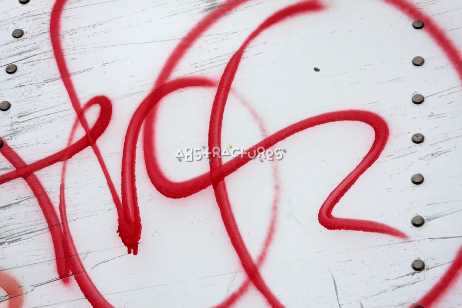 Red Graffiti Abstract Metal Texture — photographic texture 50 — 35
