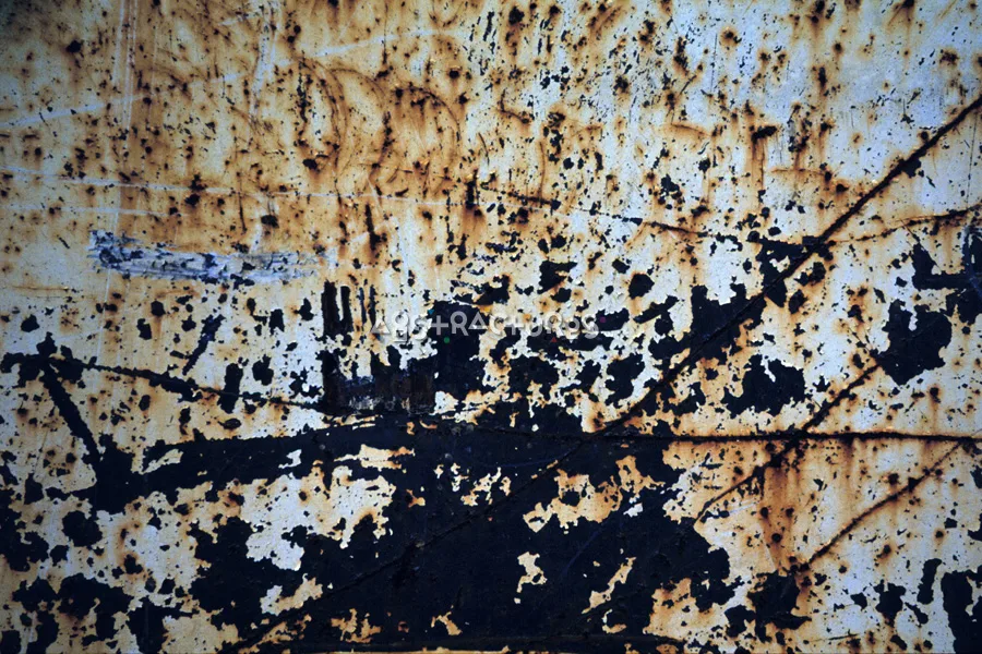 White Rust Black Metal Texture — photographic texture 07 — 08