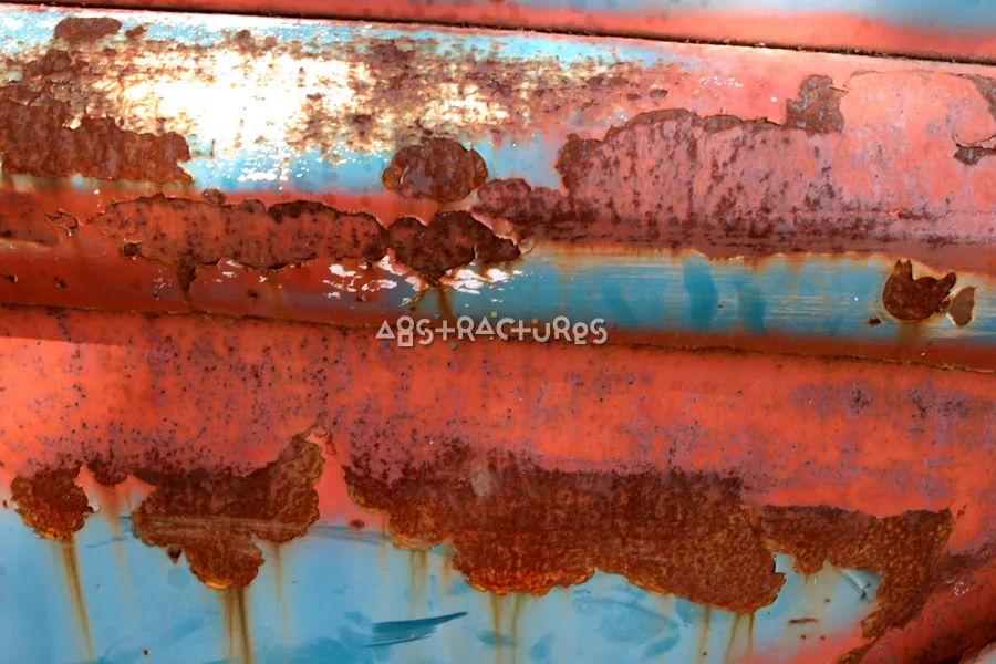 Red Blue Rust Metal Texture — photographic texture 12 — 04