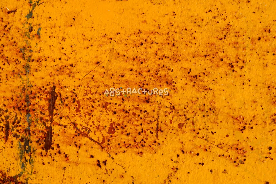 Yellow Rusty Metal Abstract Texture — photographic texture 14 — 13