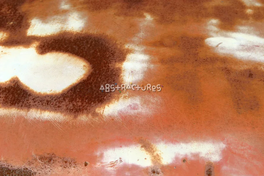 Red White Rusty Metal Texture — photographic texture 12 — 02