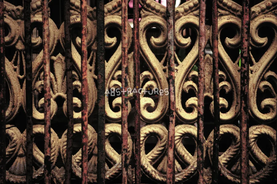 Wrought Iron Fence Metal Texture — photographic texture 03 — 35