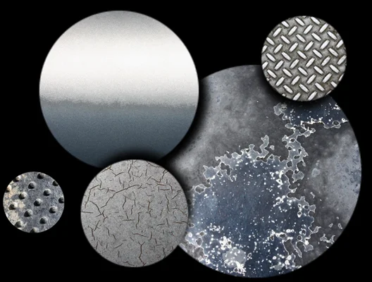 Circular crops from the Texture Collection 48 texture collection