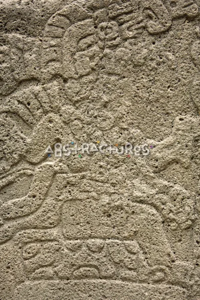 Mayan Stone Carved Abstract Texture — photographic texture 45 — 38