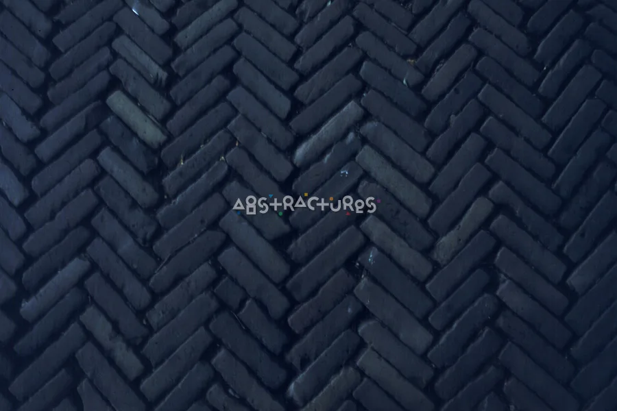 Amsterdam Black Brick Road Texture — photographic texture 06 — 38