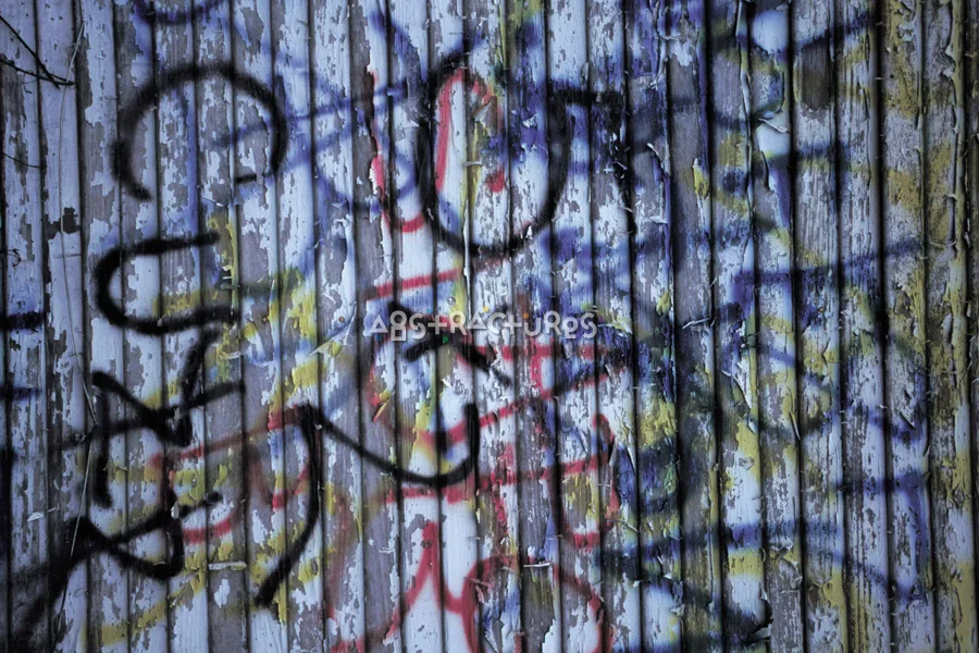 Graffiti Painted Wood Fence Texture — photographic texture 03 — 36