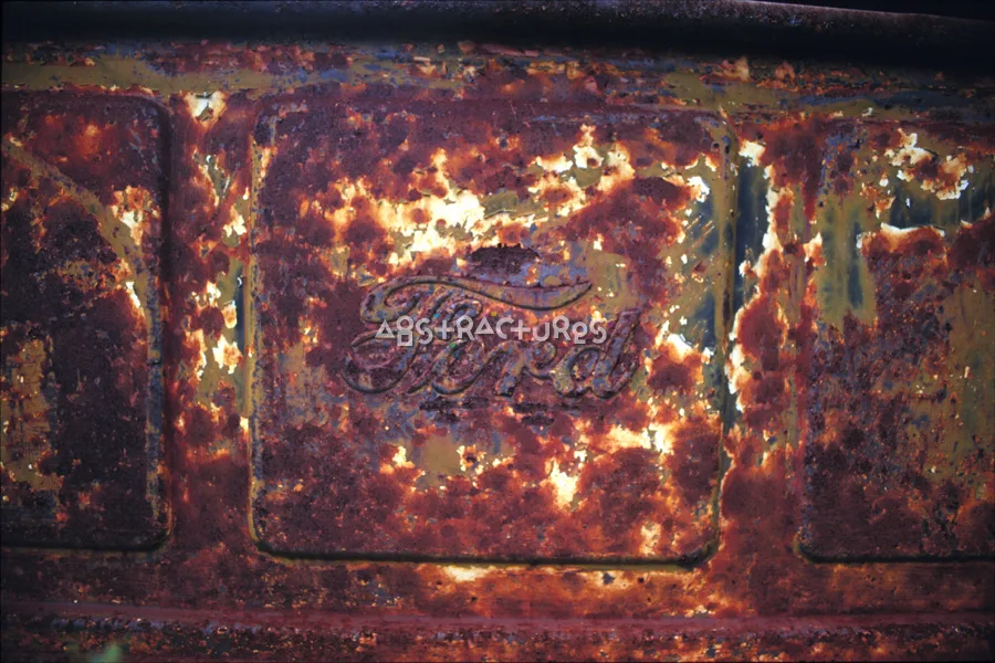 Ford Logo Multicolored Metal Texture — photographic texture 06 — 01