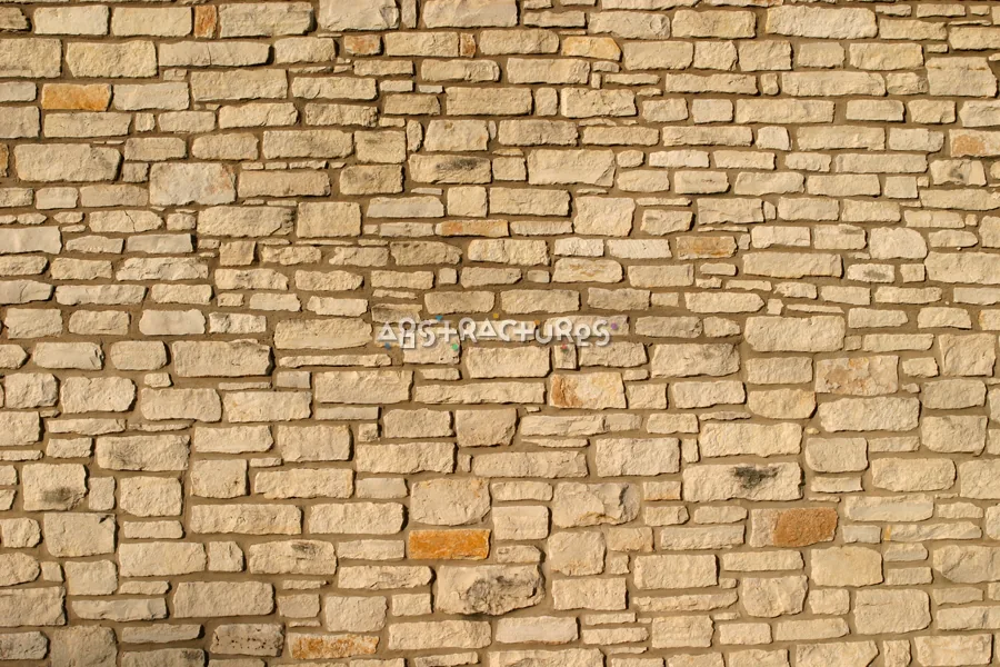 Golden Stone Brick Wall Texture — photographic texture 19 — 16